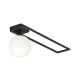 Lampa sufitowa  IMAGO 1C BLACK/OPAL 1130/1C EMIBIG