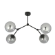 Lampa sufitowa  SPACE 4 BLACK/GRAFIT 1134/4 EMIBIG