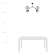 Lampa sufitowa  SPACE 4 BLACK/GRAFIT 1134/4 EMIBIG
