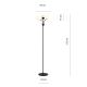 Lampa podłogowa NOVA LP3 BLACK/OPAL 1138/LP3 EMIBIG