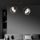 Lampa sufitowa  NOVA 2 BLACK/STRIPE 1139/2 EMIBIG
