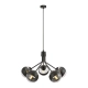 Lampa wisząca NOVA 5 BLACK/STRIPE 1139/5 EMIBIG
