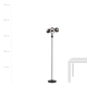 Lampa podłogowa NOVA LP3 BLACK/STRIPE 1139/LP3 EMIBIG