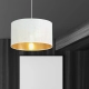 Lampa wisząca ASTON 1 WHITE/GOLD 1147/1 EMIBIG