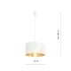 Lampa wisząca ASTON 1 WHITE/GOLD 1147/1 EMIBIG