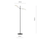 Lampa podłogowa VENE LP2 WHITE/GOLD 1159/LP2 EMIBIG