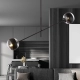 Żyrandol LINEAR 2 BLACK/STRIPE 1168/2 EMIBIG
