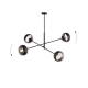 Żyrandol LINEAR 4 BLACK/STRIPE 1168/4 EMIBIG