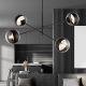 Żyrandol LINEAR 4 BLACK/STRIPE 1168/4 EMIBIG