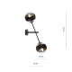 Kinkiet LINEAR K2 BLACK/STRIPE 1168/K2 EMIBIG