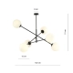 Żyrandol LINEAR 6 BLACK/OPAL 1169/6 EMIBIG