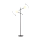 Lampa podłogowa LINEAR LP2 BLACK/OPAL 1169/LP2 EMIBIG