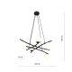 Lampa wisząca ESSA 5 OPAL 1201/5 EMIBIG
