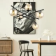 Lampa wisząca ESSA 5 MIODOWY 1204/5 EMIBIG