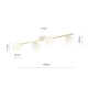 Lampa sufitowa  SPLENDI 4 WH OPAL 1249/4 EMIBIG