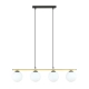Lampa wisząca ALORA 4 BL OPAL 1254/4 EMIBIG