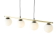 Lampa wisząca ALORA 4 BL OPAL 1254/4 EMIBIG