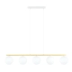 Lampa wisząca ALLORA 5 WH OPAL 1255/5 EMIBIG