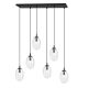 Lampa wisząca ASTRAL 6 BL TRANSPARENT 1265/6 EMIBIG