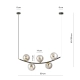 Lampa wisząca RITZ 5 BL GRAFIT 1297/5 EMIBIG