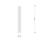 Lampa sufitowa TECNO 1L WHITE 1317/1L EMIBIG