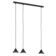 Lampa wisząca ELIT 3 BLACK 1330/3 EMIBIG