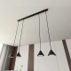 Lampa wisząca ELIT 4 BLACK 1330/4 EMIBIG