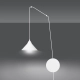 Lampa wisząca ABRAMO 1 WHITE 159/1 EMIBIG