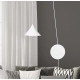 Lampa wisząca ABRAMO 1 WHITE 159/1 EMIBIG