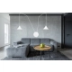 Lampa wisząca ABRAMO 2 WHITE 159/2 EMIBIG