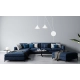 Lampa wisząca ABRAMO 2 WHITE 159/2 EMIBIG