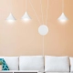 Lampa wisząca ABRAMO 3 WHITE 159/3 EMIBIG