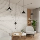 Lampa wisząca ABRAMO 3 BLACK 160/3 EMIBIG