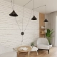 Lampa wisząca ABRAMO 3 BLACK 160/3 EMIBIG