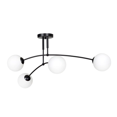 Lampa sufitowa  PREGOS 4 BLACK 670/4 EMIBIG