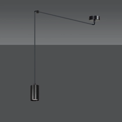 Lampa wisząca  TRAKER 1 BL/BLACK 524/1 EMIBIG