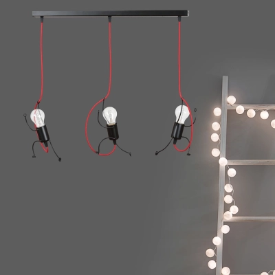 Lampa wisząca BOBI 3 BLACK 537/3 EMIBIG