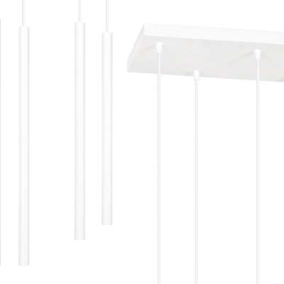 Lampa wisząca  SELTER 6 WHITE 553/6 EMIBIG