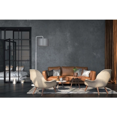 Lampa podłogowa TRAPO LP1 WH GRAY 573/1 EMIBIG