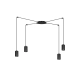 Lampa wisząca  TRAKER 4 BL/BLACK 524/4 EMIBIG