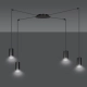 Lampa wisząca  TRAKER 4 BL/BLACK 524/4 EMIBIG