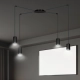 Lampa wisząca  TRAKER 4 BL/BLACK 524/4 EMIBIG
