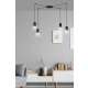 Lampa wisząca  TRAKER 4 BL/BLACK 524/4 EMIBIG