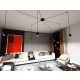 Lampa wisząca  TRAKER 6 BL/BLACK 524/6 EMIBIG