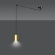 Lampa wisząca  TRAKER 1 BL/GOLD 526/1 EMIBIG