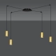 Lampa wisząca  TRAKER 4 BL/GOLD 526/4 EMIBIG