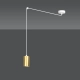 Lampa wisząca  TRAKER 1 WH/GOLD 527/1 EMIBIG