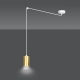 Lampa wisząca  TRAKER 1 WH/GOLD 527/1 EMIBIG