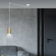 Lampa wisząca  TRAKER 1 WH/GOLD 527/1 EMIBIG