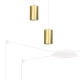 Lampa wisząca  TRAKER 4 WH/GOLD 527/4 EMIBIG